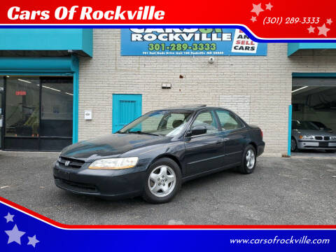 1999 Honda Accord for sale at Cars Of Rockville in Rockville MD