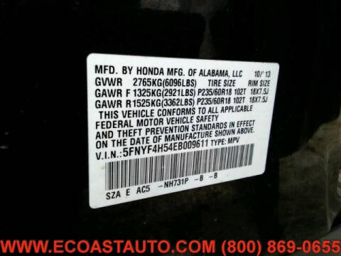 2014 Honda Pilot EX-L