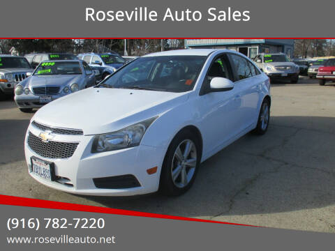 2013 Chevrolet Cruze for sale at Roseville Auto Sales in Roseville CA