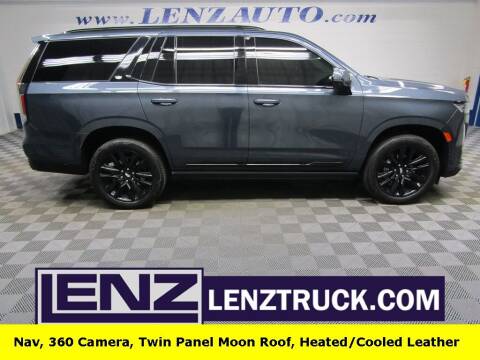 2021 Cadillac Escalade for sale at LENZ TRUCK CENTER in Fond Du Lac WI