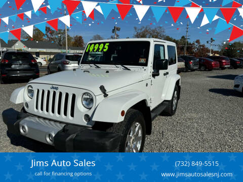 2015 Jeep Wrangler for sale at Jims Auto Sales in Lakehurst NJ