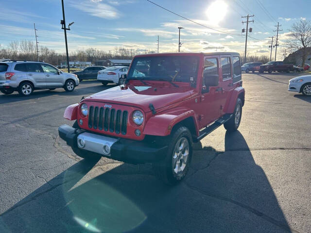 2015 Jeep Wrangler Unlimited for sale at Wyrick Auto Sales & Leasing Inc in Zeeland, MI