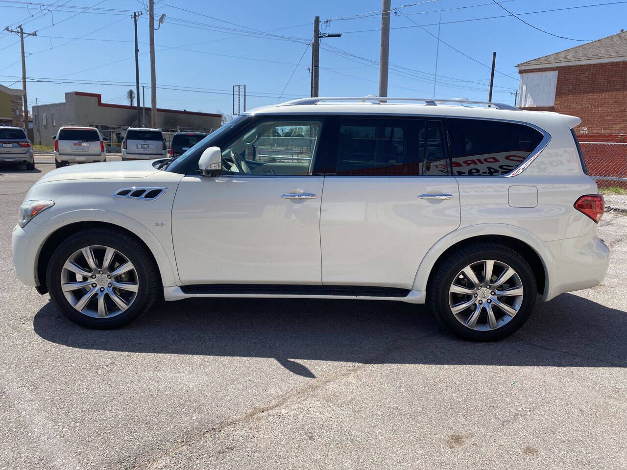 2014 INFINITI QX80 for sale at OKC Auto Direct, LLC in Oklahoma City , OK