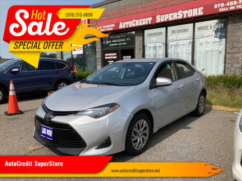 2019 Toyota Corolla for sale at AutoCredit SuperStore in Lowell MA