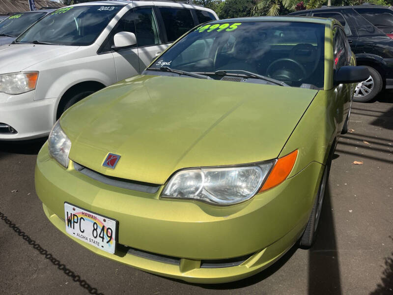 2004 Saturn Ion for sale at PACIFIC ISLAND AUTO SALES in Wahiawa HI