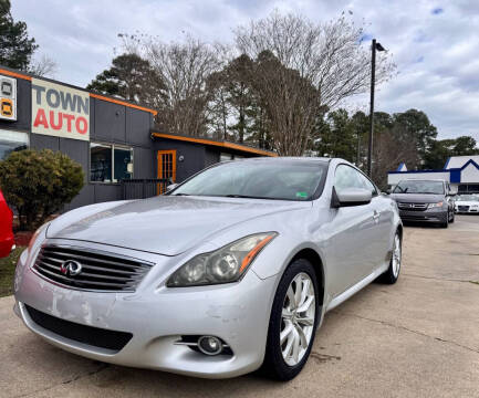2011 Infiniti G37 Coupe for sale at Town Auto in Chesapeake VA