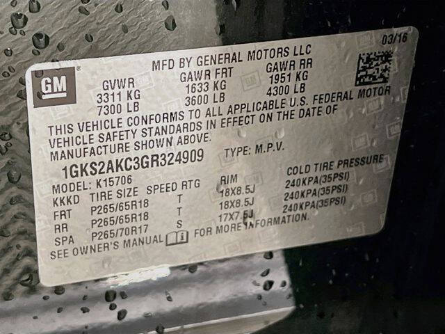 2016 GMC Yukon SLE