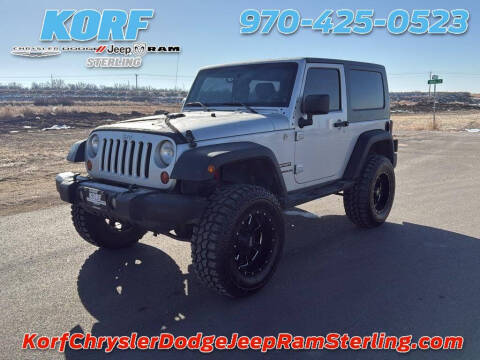 2010 Jeep Wrangler for sale at Tony Peckham @ Korf Motors in Sterling CO