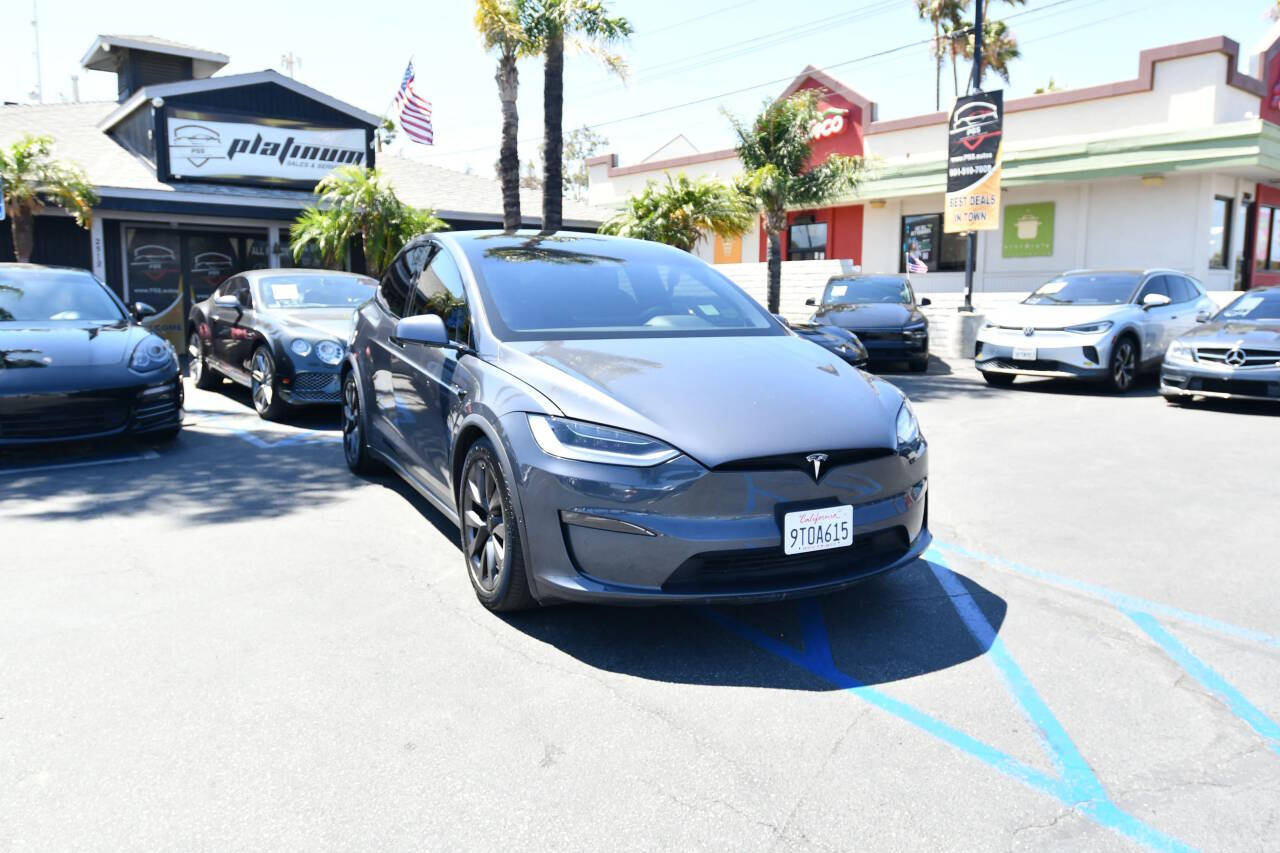 Gray 2022 Tesla Model X Base AWD 4dr SUV 1