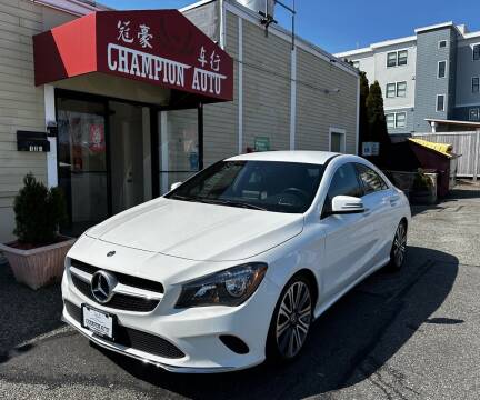 2018 Mercedes-Benz CLA for sale at Champion Auto LLC in Quincy MA