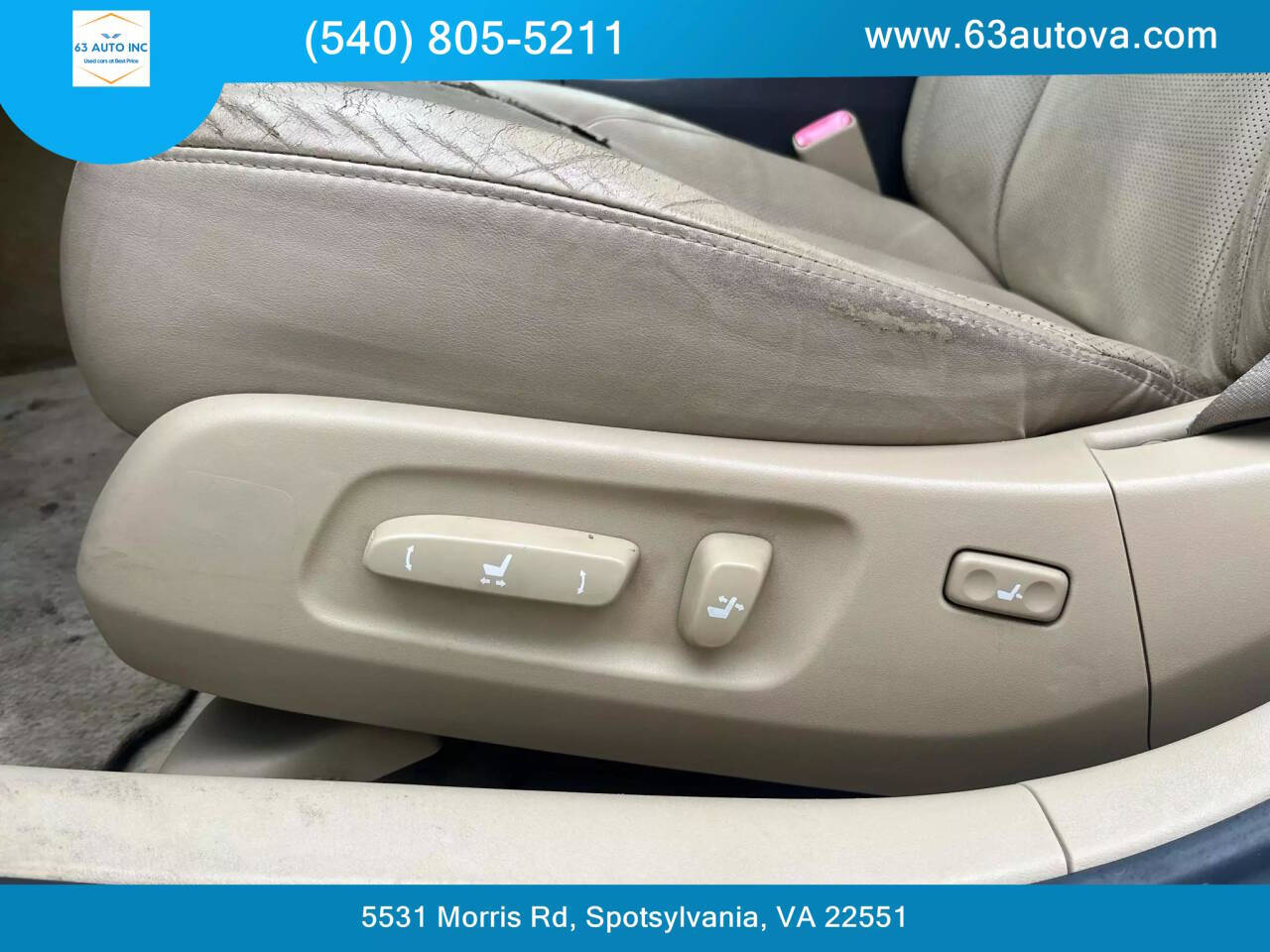 2008 Lexus ES 350 for sale at 63 Auto Inc in Spotsylvania, VA