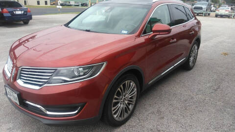 2016 Lincoln MKX for sale at Haigler Motors Inc in Tyler TX