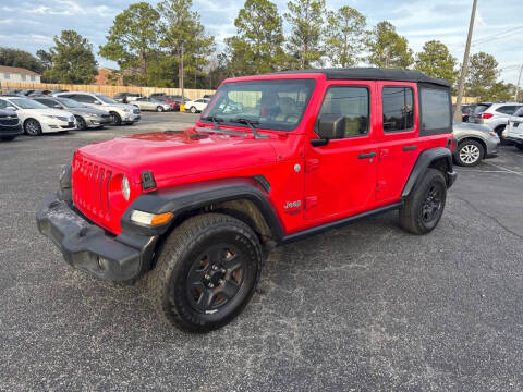 2018 Jeep Wrangler Unlimited for sale at APEX AUTO in North Charleston SC