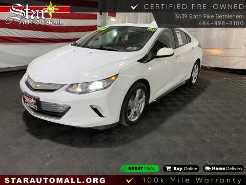 2018 Chevrolet Volt for sale at STAR AUTO MALL 512 in Bethlehem PA