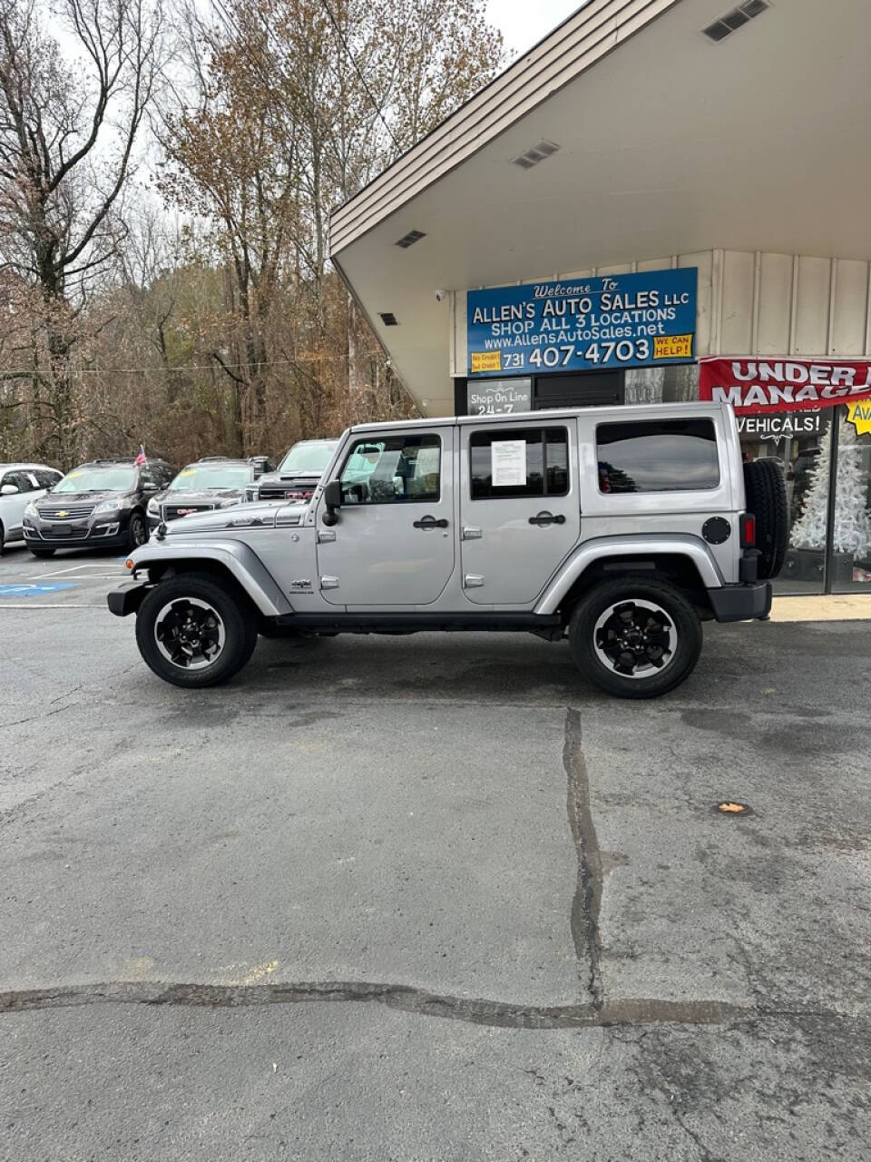 2014 Jeep Wrangler Unlimited for sale at Michael Johnson @ Allens Auto Sales Hopkinsville in Hopkinsville, KY