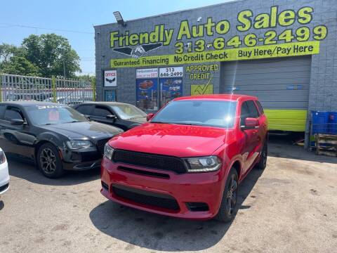 2019 Dodge Durango for sale at Friendly Auto Sales in Detroit MI