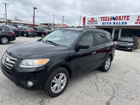 2012 Hyundai Santa Fe for sale at Texas Drive LLC in Garland TX