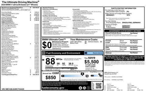 2024 BMW i7 eDrive50