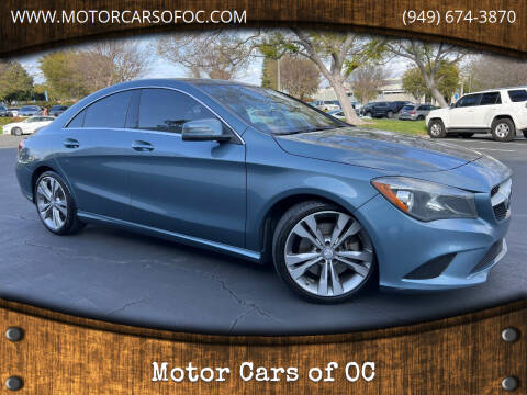 2014 Mercedes-Benz CLA for sale at Motor Cars of OC in Costa Mesa CA