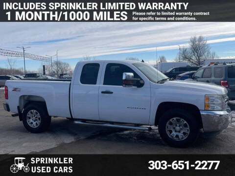 2013 Chevrolet Silverado 1500 for sale at Sprinkler Used Cars in Longmont CO