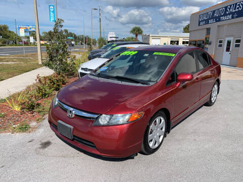 2007 Honda Civic for sale at QUALITY AUTO SALES OF FLORIDA in New Port Richey FL