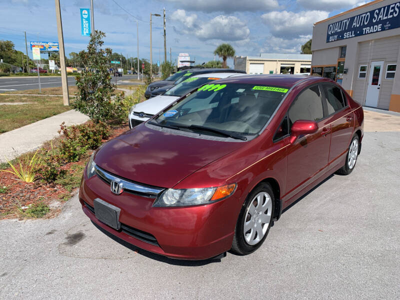 2007 Honda Civic for sale at QUALITY AUTO SALES OF FLORIDA in New Port Richey FL