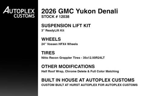 2026 GMC Yukon Denali