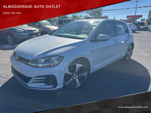 2018 Volkswagen Golf GTI for sale at ALBUQUERQUE AUTO OUTLET in Albuquerque NM