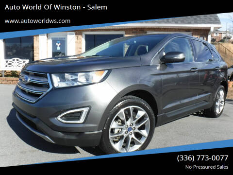 2018 Ford Edge for sale at Auto World Of Winston - Salem in Winston Salem NC