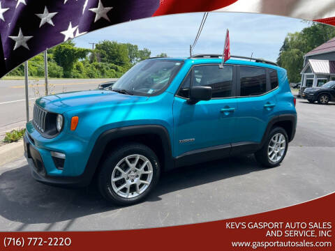 2022 Jeep Renegade for sale at KEV'S GASPORT AUTO SALES AND SERVICE, INC in Gasport NY