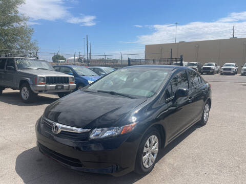 2012 Honda Civic for sale at Legend Auto Sales in El Paso TX