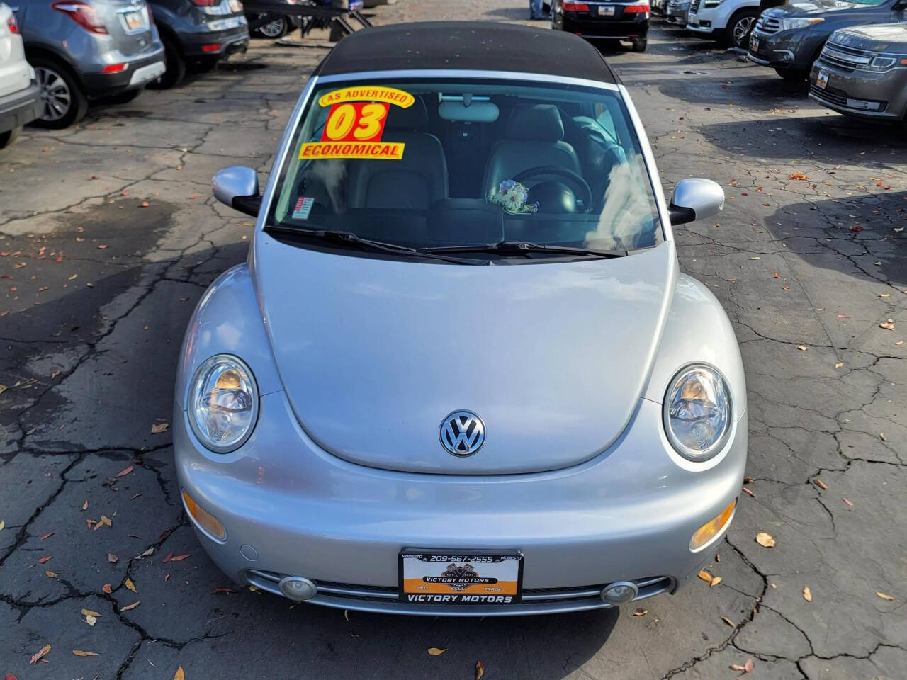 2003 Volkswagen New Beetle Convertible for sale at Victory Motors Inc in Modesto, CA