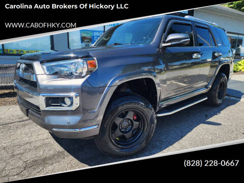 2016 Toyota 4Runner for sale at Carolina Auto Brokers of Hickory LLC in Newton NC