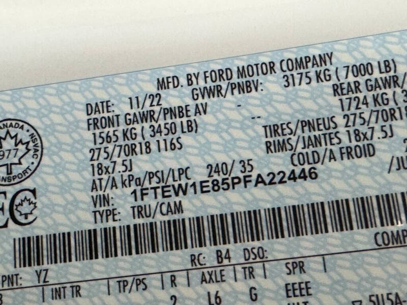 2023 Ford F-150 Tremor