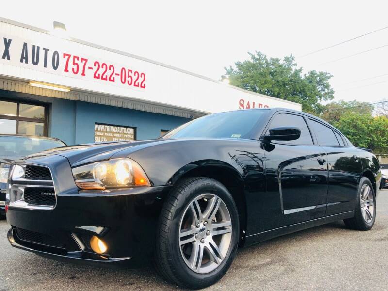 2012 Dodge Charger for sale at Trimax Auto Group in Norfolk VA