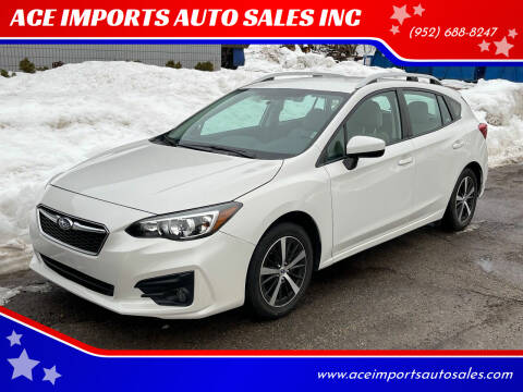 2019 Subaru Impreza for sale at ACE IMPORTS AUTO SALES INC in Hopkins MN