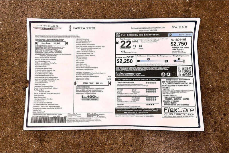 2026 Chrysler Pacifica Select