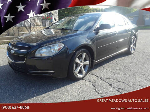 2011 Chevrolet Malibu for sale at GREAT MEADOWS AUTO SALES in Great Meadows NJ