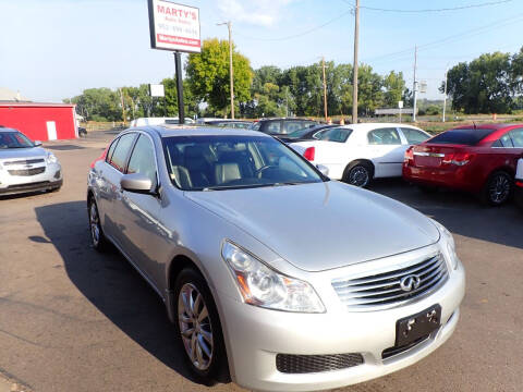 2009 Infiniti G37 Sedan for sale at Marty's Auto Sales in Savage MN