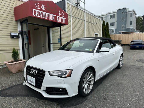 2017 Audi A5 for sale at Champion Auto LLC in Quincy MA