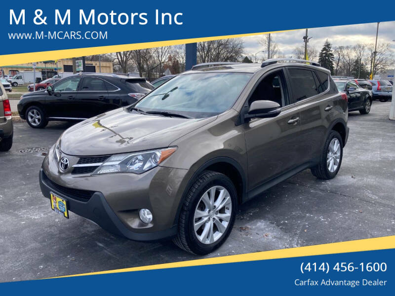 2013 Toyota RAV4 for sale at M & M Motors Inc in West Allis WI