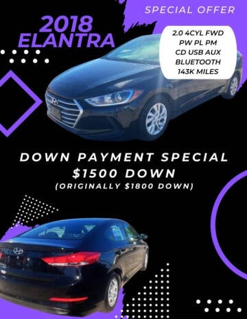 2018 Hyundai Elantra for sale at Cars To Go in Lafayette IN