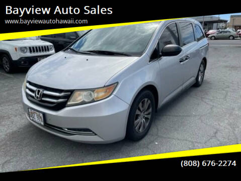 2014 Honda Odyssey for sale at Bayview Auto Sales in Waipahu HI