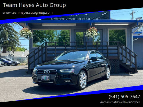 2013 Audi A4 for sale at Team Hayes Auto Group in Eugene OR