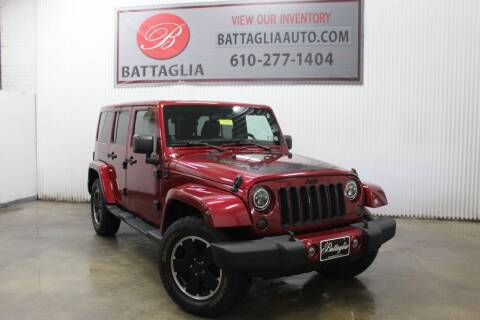2012 Jeep Wrangler Unlimited for sale at Battaglia Auto Sales in Plymouth Meeting PA