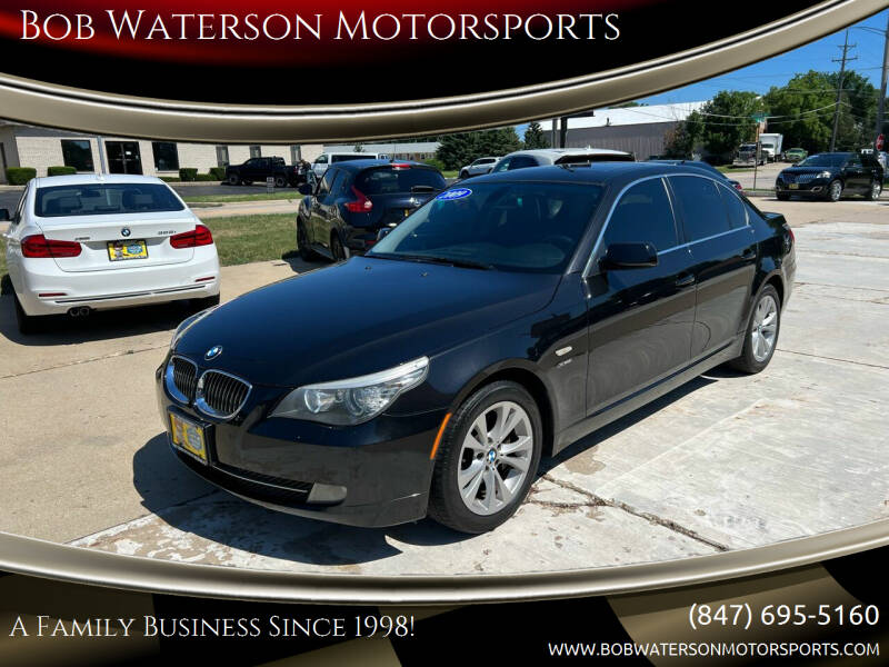 2009 BMW 5 Series for sale at Bob Waterson Motorsports in South Elgin IL