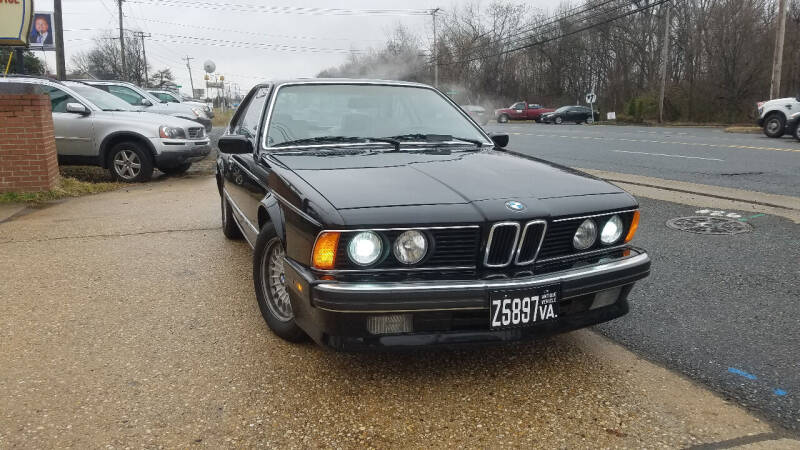 1988 BMW 6 Series for sale at PRESTIGE MOTORS in Fredericksburg VA