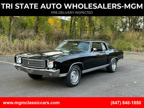 1970 Chevrolet Monte Carlo for sale at TRI STATE AUTO WHOLESALERS-MGM - MGM Classic Cars-New Arrivals in Addison IL