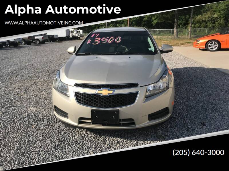 2014 Chevrolet Cruze for sale at Alpha Automotive in Odenville AL
