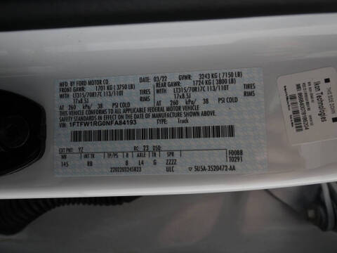 2022 Ford F-150 Raptor